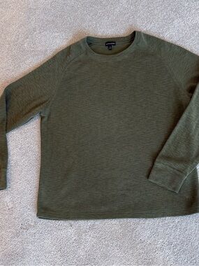 Men’s Banana Republic Soft Knit Long Sleeve Crewneck Olive XL